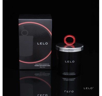 Świeca do masażu - Lelo Massage Candle Black Pepper & Pomegranate 150g